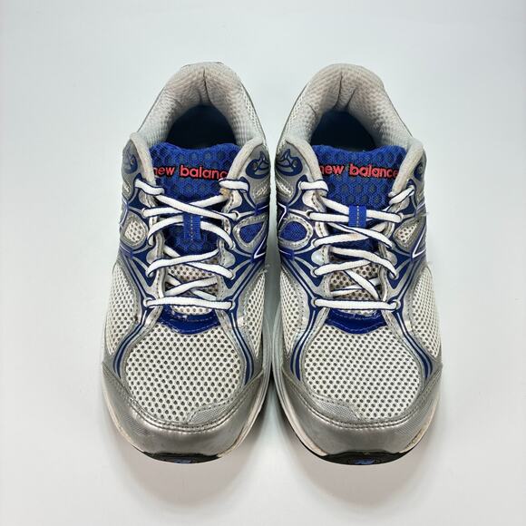 New Balance 840v2 Silver White Blue Running Shoes Sneakers W840WB2 Womens Size 8 - Picture 3 of 10